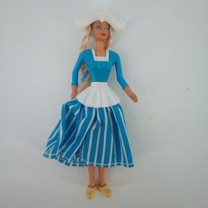 ⭐3/$30 Vintage McDonald's 1995 Mattel Happy Meal Barbie Dutch braids Toy #1